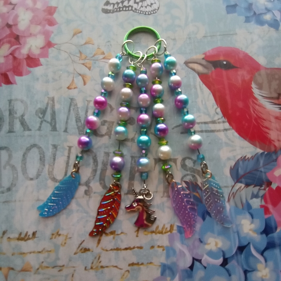 Handmade unicorn Keychain - Picture 4 of 13